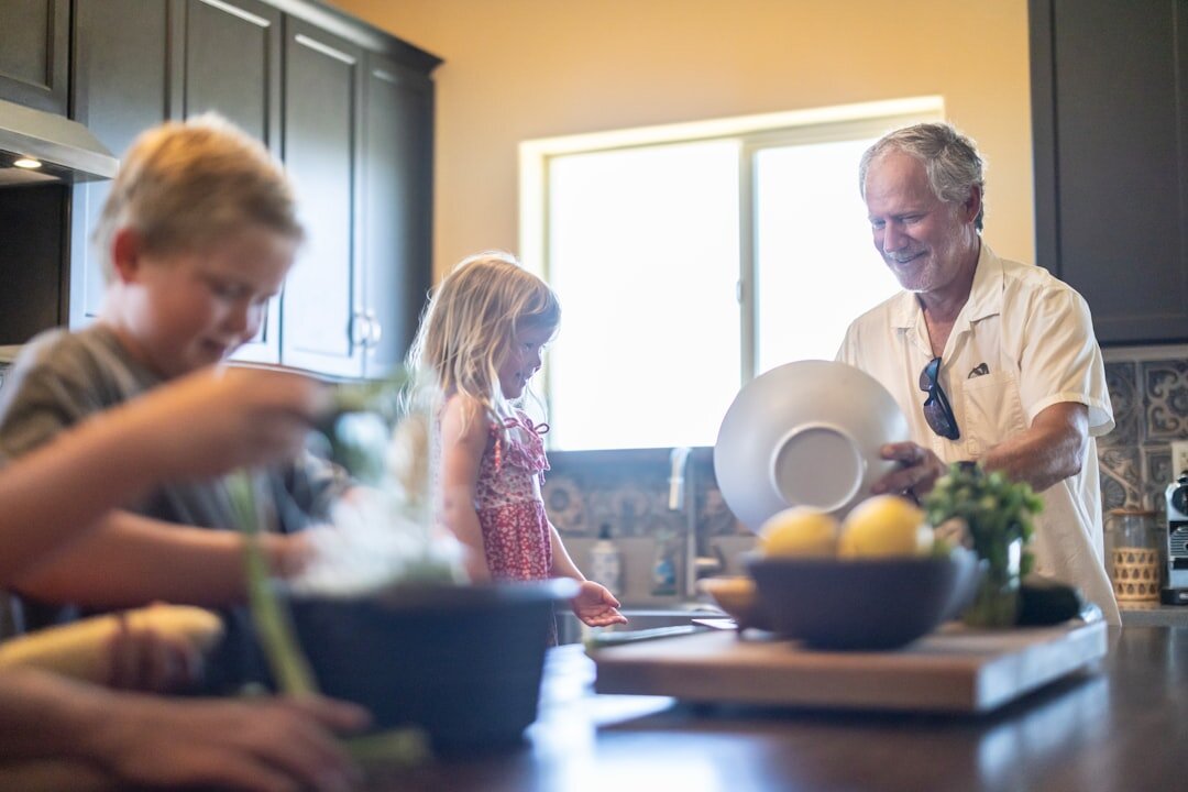 fresh ingredients on kitchen counter