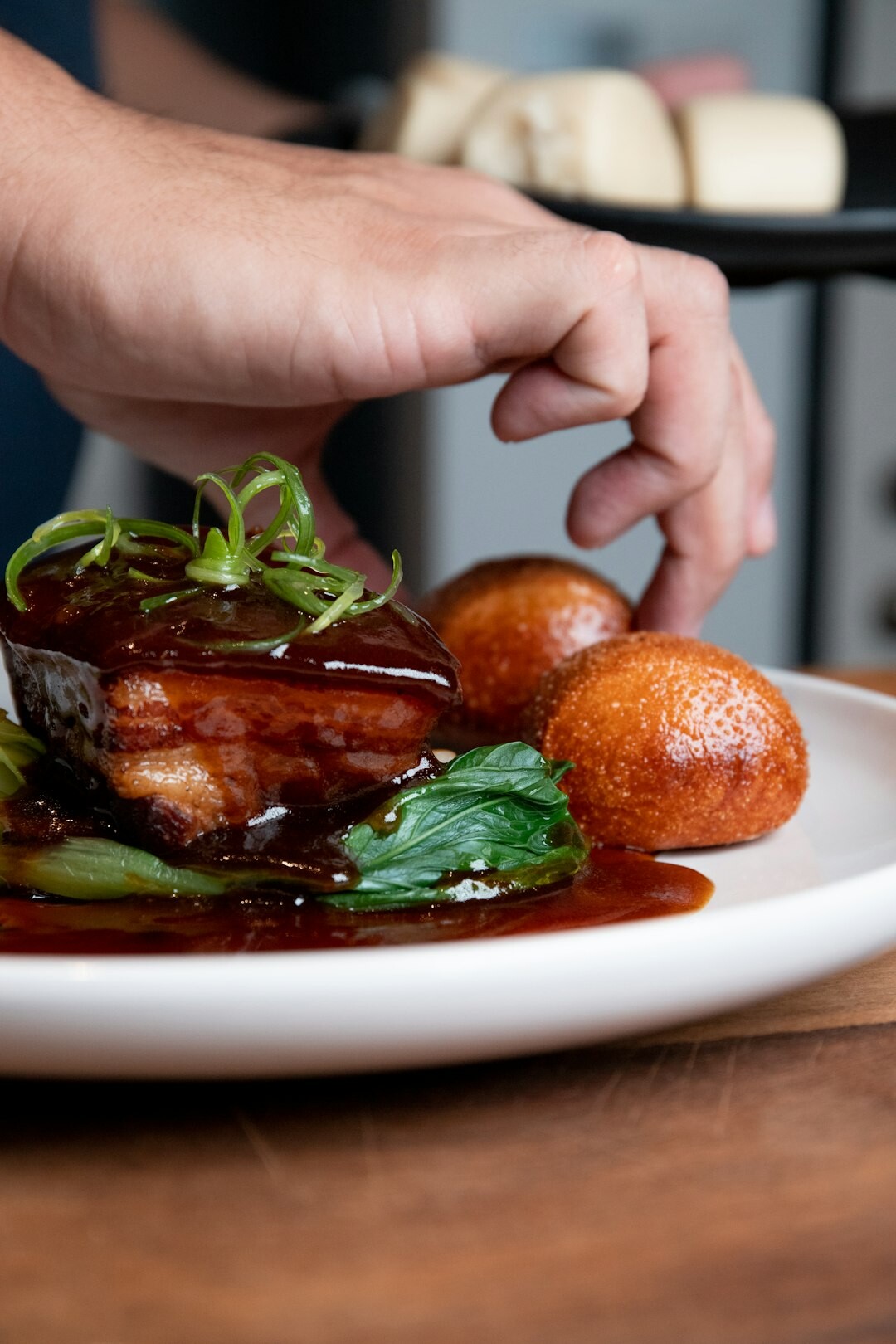 roast pork with dumplings